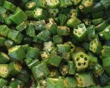 A picture of step 2 of Bhindi.