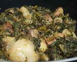 A picture of step 4 of Pattay waly shaljum gosht.