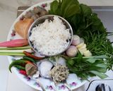 Gambar langkah 1 resipi Nasi Goreng Ulam.
