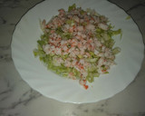 Foto del paso 2 de la receta: Pimientos de piquillo rellenos de Gambas y lechuga