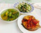 Hình bước làm 3 của món Canh bông bí nhồi cá