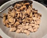 Csirkés-gombás rizottó recept fázis 4 fotója