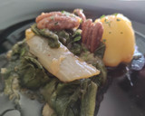 Foto del paso 7 de la receta: Acelgas con Patatas y Nueces Pecanas con Salsa de Soja, Yakiniku y Kimchi