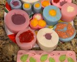 Hình bước làm 4 của món Bó hoa đầy màu sắc (colorful bouquet)
