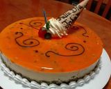 Foto del paso 9 de la receta: Torta de Mousse de Maracuyá - Decoración de Cumpleaños 🎊🕯
