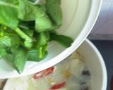 Gambar langkah 3 resipi Masak Lemak Labu, Sawi dan Pucuk Suhun.