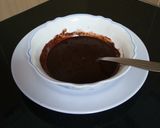 Gambar langkah 4 resipi Puding Roti Kurma Coklat #Peraduan Resepi - Kurma.