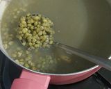 Foto langkah ke 6 dari resep Bubur Kacang Hijau Santan Bubuk Hemat Gas.