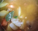 Foto del paso 4 de la receta Patatas con migas de bacalao