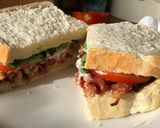 A picture of step 6 of Bacon sandwich.