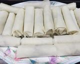 Hình bước làm 2 của món Chả giò chay