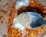 A picture of step 3 of Patakha Chicken.