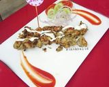 A picture of step 3 of Chicken malai boti.