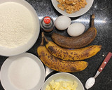 Foto del paso 1 de la receta: Budín de banana y nuez