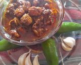 A picture of step 2 of Karoda pickle.