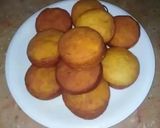 A picture of step 6 of Donuts bun with mango curd filling.