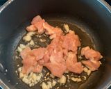 A picture of step 2 of Pad See Ew with Pork.