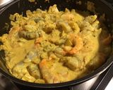 Une image de l'étape 15 de Crevettes black tiger à l'ananas sauce crémeuse curry, coco.