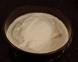 A picture of step 7 of No Bake Triple Chocolate Cheesecake.