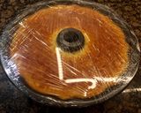 A picture of step 13 of Cream Cheese and Sweetened Condensed Milk Flan.