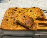 A picture of step 5 of Focaccia Bianca with Salt and Rosemary.