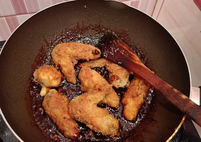 Langkah-langkah untuk membuat Cara bikin Ayam Krispy Bumbu Ala Richeese Rumahan