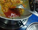 A picture of step 2 of Malai tadka with laccha paratha.