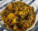 A picture of step 12 of Methi Chicken.