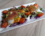 Foto del paso 1 de la receta: Ensalada de naranja col lombarda y bacalao