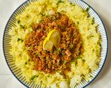 صورة لخطوة 7 من وصفة أرز باللحم المفروم والكزبرة