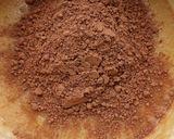 A picture of step 3 of Ragi Flour Cocoa Brownie with Mocha.
