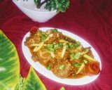 A picture of step 8 of Tawa chicken karahai.