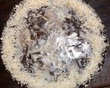 A picture of step 6 of No bake Chocolate biscuit cake.