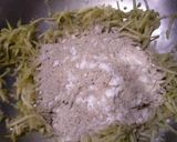 A picture of step 1 of Kuttu ka paratha.