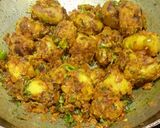 A picture of step 4 of Arbi Dry Sabji.