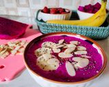 Foto langkah ke 4 dari resep #HEALHTY PINK SMOOTHIES BOWL.