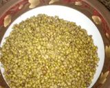 A picture of step 1 of Green grams curry #4week challenge.