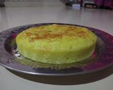 A picture of step 4 of Suji dhokla.