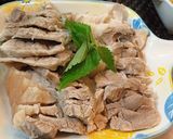 Hình bước làm 1 của món Bún đậu