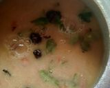 A picture of step 3 of Gujarati dal chawal.