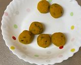 A picture of step 3 of Japanese Kawaii Kabocha Mochi.