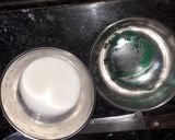 A picture of step 2 of Coconut laddu.