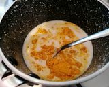 Une image de l'étape 5 de Poulet au lait de coco, riz complet de camargue.