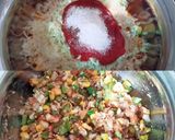 A picture of step 3 of Pizza Paratha.