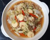 รูปขั้นตอนการทำที่ 2 ของ "ผักกาดขาวผัดเต้าหู้หมูสับ" 🥬🐷