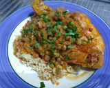 Foto del paso 6 de la receta: Pollo arvejado con arroz