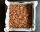 A picture of step 4 of Dates, Cocoa & Oats Slice.