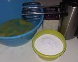 A picture of step 1 of Micky mouse chocoate cake.