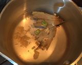 A picture of step 1 of Ginger Cardamom Tea.