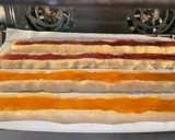 A picture of step 9 of Apricot (and Raspberry!) Diagonals.